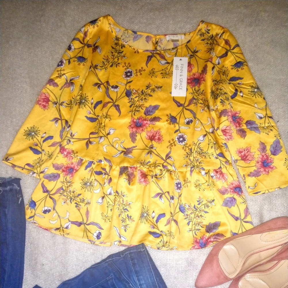 Peplum blouse